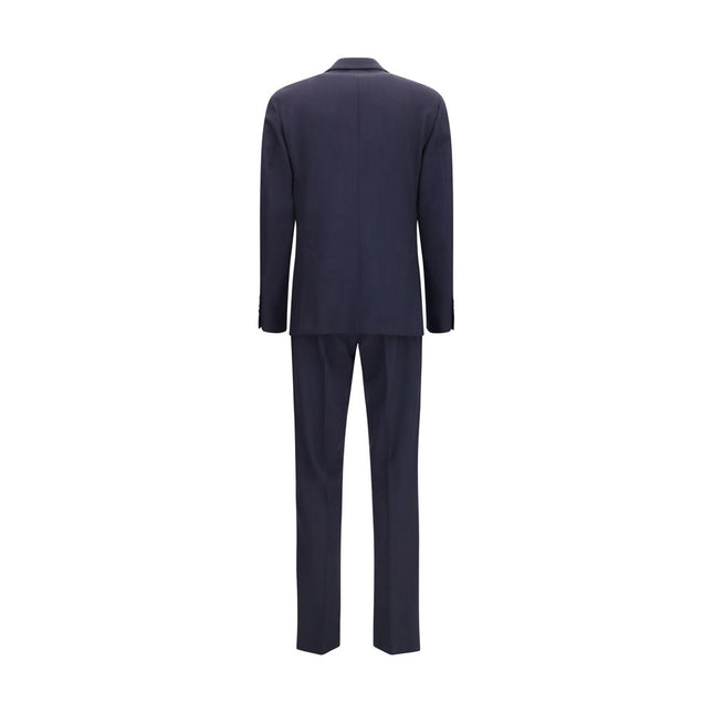 Lardini Blue Wool Oves Aries Two-Piece Suit