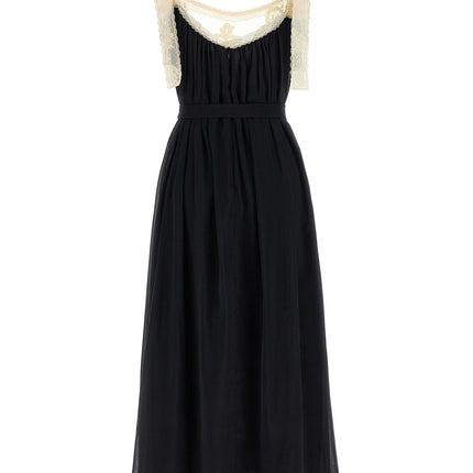 Zimmermann Bicolor Cotton Long Dress Zimmermann