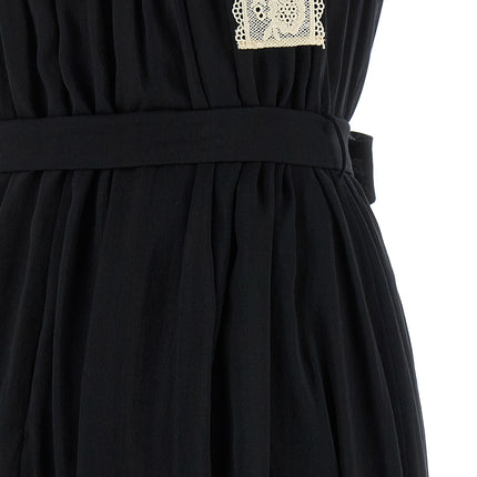 Zimmermann Bicolor Cotton Long Dress Zimmermann