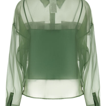 Max Mara Bicolor Cotton Blouse Max Mara
