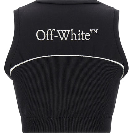 Off-White Black Polyamide Sport Bra Off-White