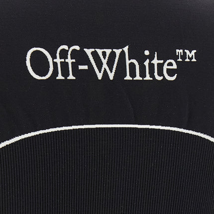 Off-White Black Polyamide Sport Bra Off-White