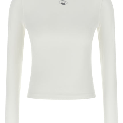Diesel White Cotton Sportswear Diesel