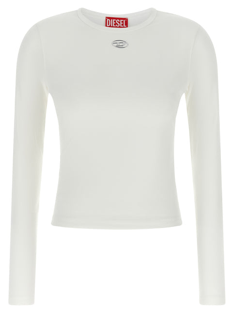 Diesel White Cotton Sportswear Diesel