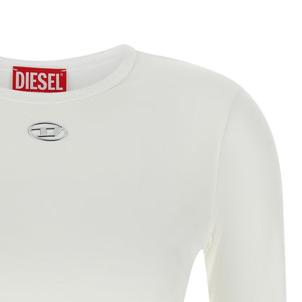 Diesel White Cotton Sportswear Diesel