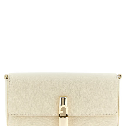 Furla White Calfskin Crossbody Bag
