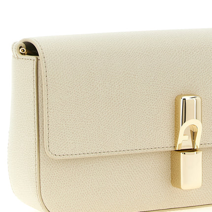 Furla White Calfskin Crossbody Bag