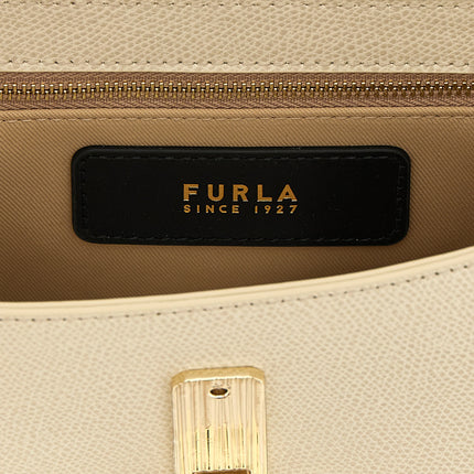 Furla White Calfskin Crossbody Bag