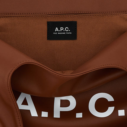 A.P.C. Brown Polyester Tote Bag