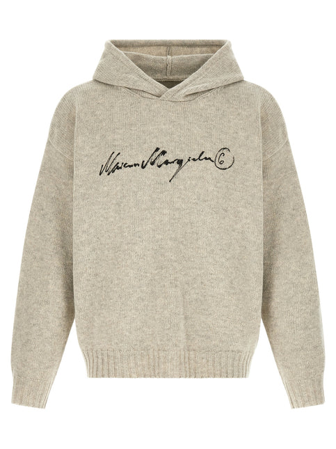 MM6 Maison Margiela Gray Wool Cardigan