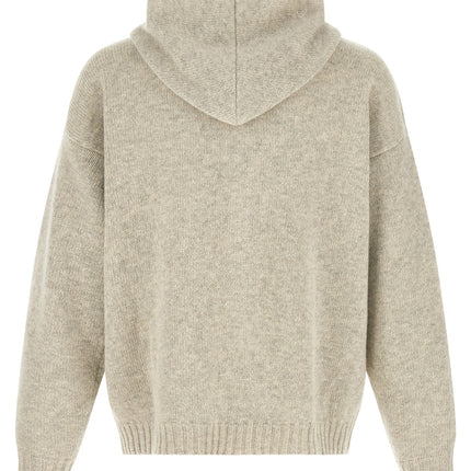 MM6 Maison Margiela Gray Wool Cardigan