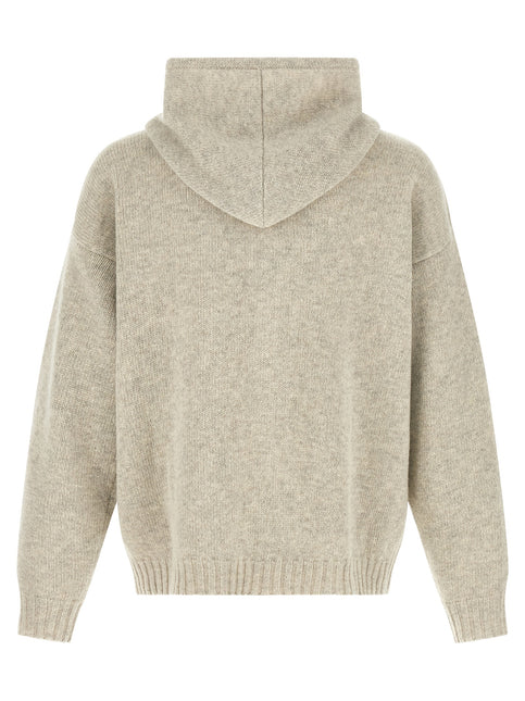MM6 Maison Margiela Gray Wool Cardigan