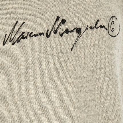 MM6 Maison Margiela Gray Wool Cardigan