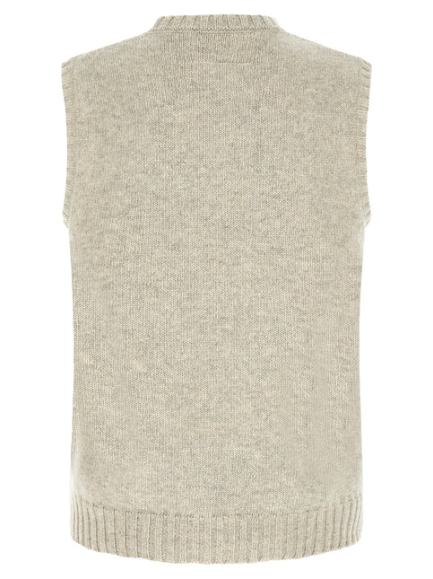 MM6 Maison Margiela Gray Wool Sweatshirt