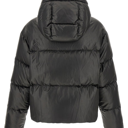 MM6 Maison Margiela Black Polyester Full-Length Jacket MM6 Maison Margiela