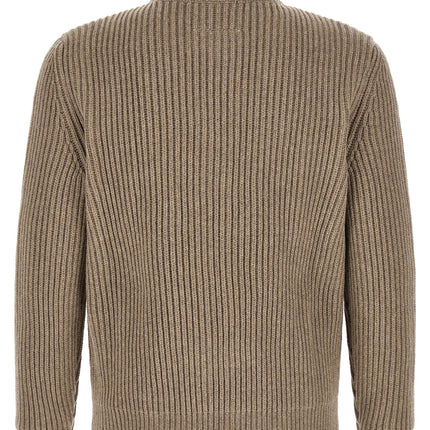 MM6 Maison Margiela Beige Wool Full-Length Jacket MM6 Maison Margiela
