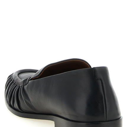 Marsell Black Calfskin Slip-On Loafers Marsell