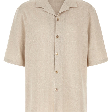 Brunello Cucinelli Beige Linen Blouse
