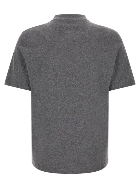 Brunello Cucinelli Gray Cotton T-Shirt