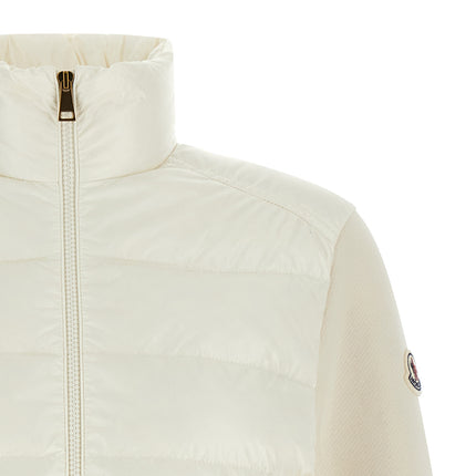 Moncler White Polyamide Cardigan Moncler