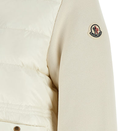 Moncler White Polyamide Cardigan Moncler