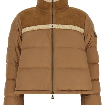 Moncler Beige Polyester Full-Length Jacket