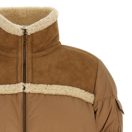 Moncler Beige Polyester Full-Length Jacket Moncler