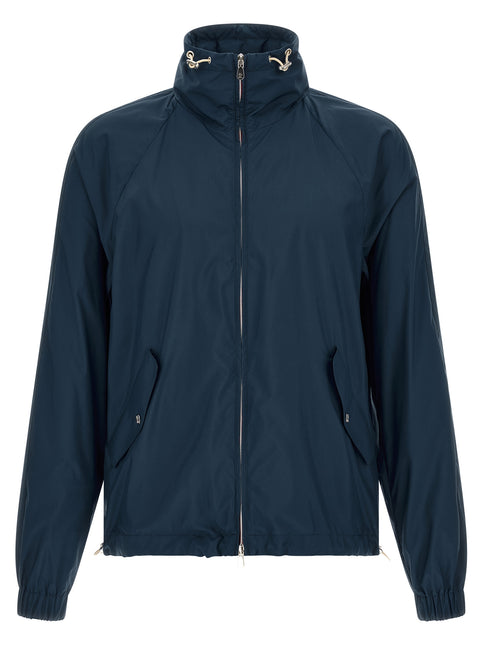 Brunello Cucinelli Blue Polyester Full-Length Jacket