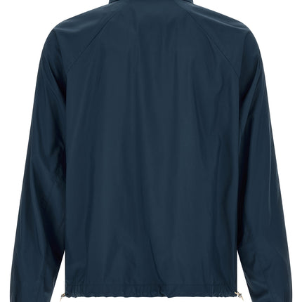 Brunello Cucinelli Blue Polyester Full-Length Jacket