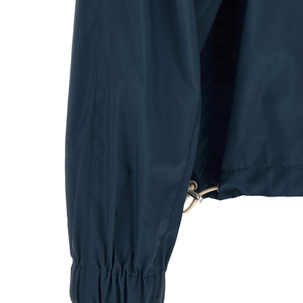 Brunello Cucinelli Blue Polyester Full-Length Jacket