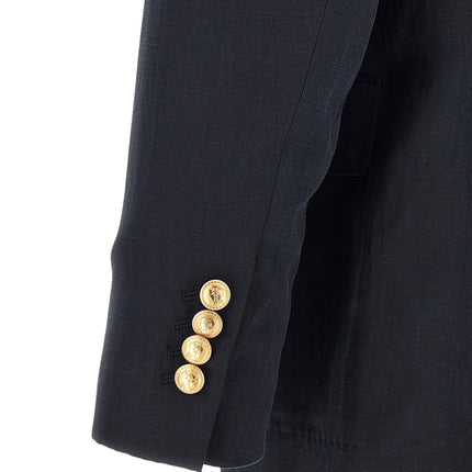 Brunello Cucinelli Blue Silk Blazer