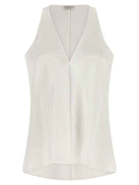 Brunello Cucinelli White Cotton Shirt Brunello Cucinelli