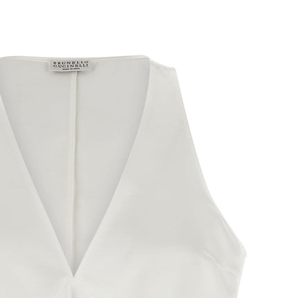 Brunello Cucinelli White Cotton Shirt