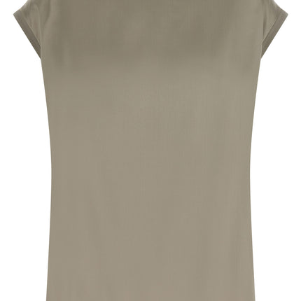Brunello Cucinelli Bicolor Silk Blouse