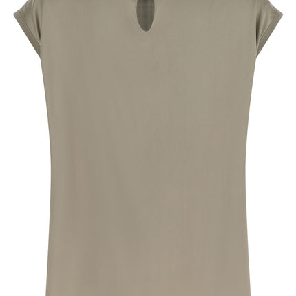 Brunello Cucinelli Bicolor Silk Blouse
