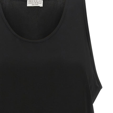 Brunello Cucinelli Black Silk Shirt Brunello Cucinelli