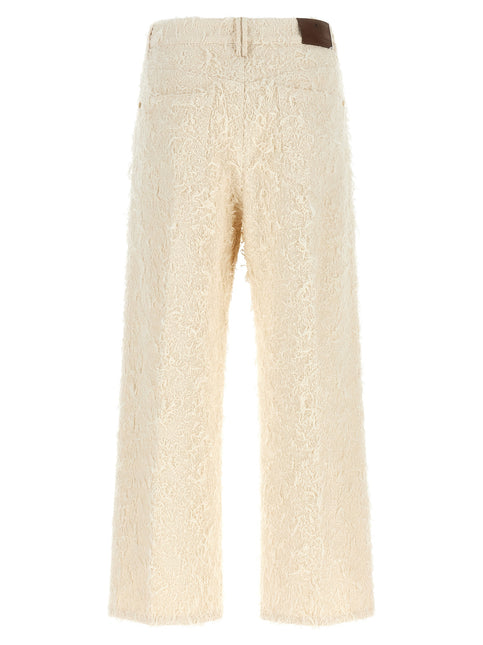 Brunello Cucinelli Beige Cotton Casual Pants Brunello Cucinelli