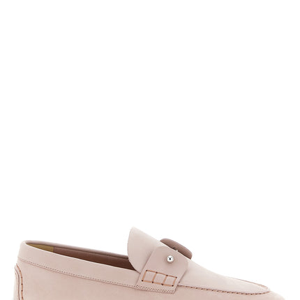 Christian Louboutin Multicolor Calfskin Slip-On Loafers