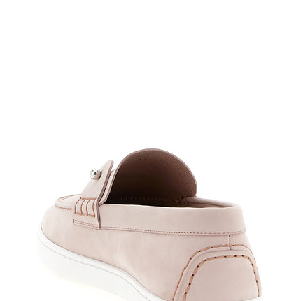 Christian Louboutin Multicolor Calfskin Slip-On Loafers