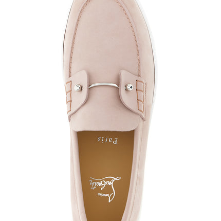 Christian Louboutin Multicolor Calfskin Slip-On Loafers