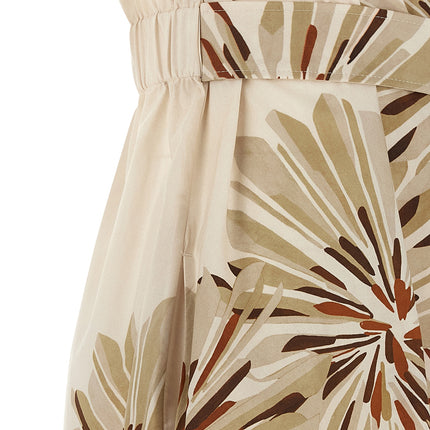 Brunello Cucinelli Beige Cotton Midi Dress Brunello Cucinelli