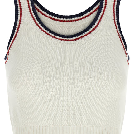 Brunello Cucinelli White Cotton Top