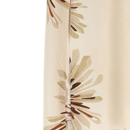 Brunello Cucinelli Beige Cotton Midi Dress Brunello Cucinelli