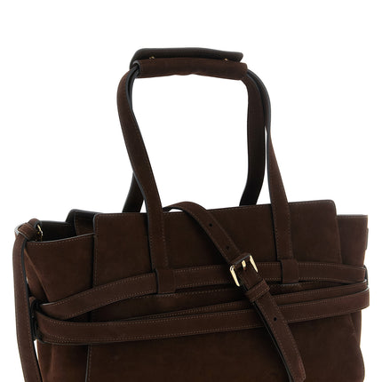 Moschino Brown Calfskin Handbag