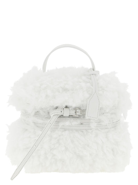 Moschino White Leather Handbag Moschino