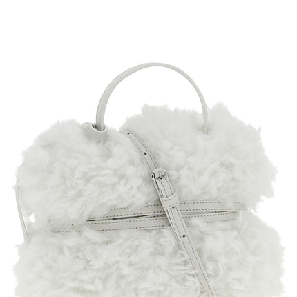 Moschino White Leather Handbag