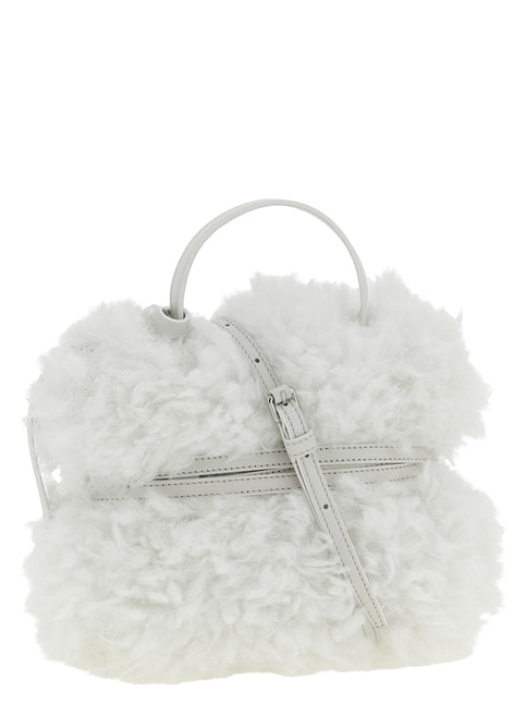 Moschino White Leather Handbag Moschino