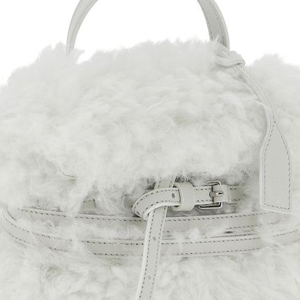 Moschino White Leather Handbag