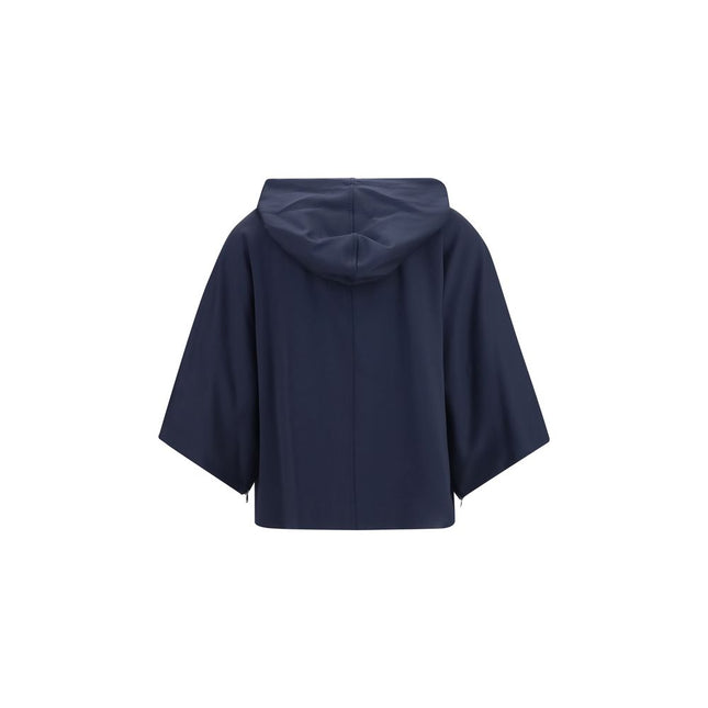 Max Mara Blue Polyamide Sweatshirt Max Mara