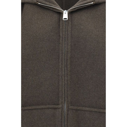 Khaite Bicolor Wool Oves Aries Full-Length Jacket Khaite